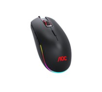 AOC Gaming Mouse GM500 Wired  5000  DPI  USB 2.0  Black ( GM500DRBE GM500DRBE GM500DRBE ) Datora pele