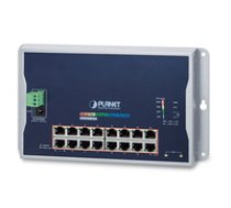 Planet IP40 IPv6/IPv4 16-Port 1000T 802.3at PoE + 2-Port 100/1000X 4711605283908 ( WGS 4215 16P2S ) komutators