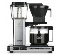 Moccamaster KBG 741 Drip coffee maker 1.25 L Semi-auto ( 8712072539792 2_348845 Silver Brushed Select ) Kafijas automāts