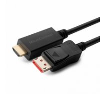 MicroConnect 4K Displayport to HDMI Cable  3m Supports 4K2K@60Hz and 3D  5704174300526 DP-HDMI-3004K ( MC DP HDMI 3004K MC DP HDMI 3004K MC DP HDMI 3004K )