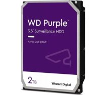 HDD AV WD Purple (3.5''  2TB  256MB  5400 RPM  SATA 6 Gb/s) ( WD22PURZ WD22PURZ WD22PURZ ) cietais disks