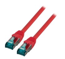 EFB RJ45 Patchkabel S/FTP  Cat.6A  LSZH  1m  rot ( MK6001.1R MK6001.1R MK6001.1R ) tīkla kabelis