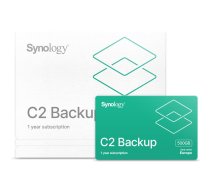 SYNOLOGY C2 backup 500GbE 1 year ( C2 BACKUP500G 1Y EU C2 BACKUP500G 1Y EU ) piederumi cietajiem diskiem HDD