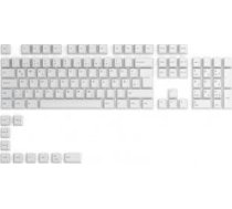 Glorious PC Gaming Race GPBT Keycaps - 115 PBT Tastenkappen  ISO  DE-Layout  Arctic White ( GLO KC GPBT W DE GLO KC GPBT W DE ) peles paliknis