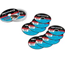 Graphite Tarcza tnaca (Cutting disc for metal 115 x 1.0 x 22.2 mm 41 A60-T-BF 10 pcs. set) 55H574 (5902062024398) ( JOINEDIT23937812 )