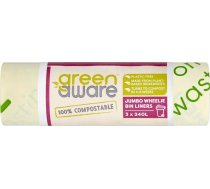 GreenAware GreenAware  Kompostowalne worki na odpady spozywcze  240L  3szt. GRA05092 (5098732005092) ( JOINEDIT25456688 ) atkritumu tvertne