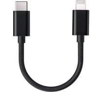 Kabel USB FiiO USB-C - Lightning 0.1 m Czarny 8899291 (6953175730408) ( JOINEDIT26283141 ) USB kabelis