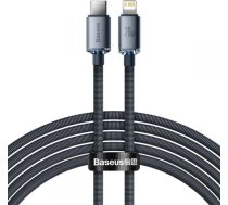 Baseus Crystal kabelis USB-C to Lightning 20W PD 2m melns ( CAJY000301 6932172602772 81336-uniw baseus_20211118144059 ) USB kabelis
