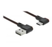 Easy - USB-Kabel - USB (M) links/rechts abgewinkelt  umkehrbar zu USB-C (M) ( 85280 85280 85280 ) adapteris