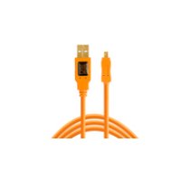 Tether Tools TetherPro USB 2.0 A to Mini-B 8 pin 15 ORG ( CU8015 ORG CU8015 ORG CU8015 ORG )
