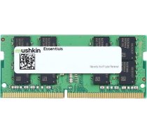 Mushkin DDR4 - 8 GB -2933 - CL - 21 - Single - Essentials (MES4S293MF8G) ( MES4S293MF8G MES4S293MF8G MES4S293MF8G ) operatīvā atmiņa