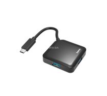 Hama USB-C hub  4 ports  USB 3.2 Gen1  5 Gbit/s ( 00200112 00200112 00200112 ) LED Televizors