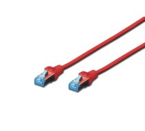 DIGITUS Ecoline - Patch-Kabel - RJ-45 (M) - RJ-45 (M) - 3 0m - SFTP - CAT 5e - Rot (DK-1532-030/R) 4016032199830 ( DK 1532 030/R DK 1532 030/R DK 1532 030/R ) tīkla kabelis