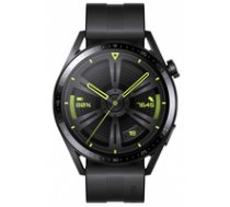 Huawei GT 3 (46 mm) 1.43"  Smart watch  GPS (satellite)  AMOLED  Touchscreen  Heart rate monitor  Waterproof  Bluetooth  Black ( 55026956 55026956 55026956 ) Viedais pulkstenis  smartwatch