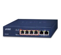 Planet 4-Port 10/100TX 802.3at POE + 2-Port 10/100TX Desktop 4711605282970 ( FSD 604HP ) komutators