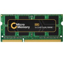 MicroMemory 8GB  DDR3 1600MHZ KN.8GB07.022  KVR16S11/8 SO-DIMM Module 5712505058046 ( MMG2511/8GB MMG2511/8GB MMG2511/8GB ) operatīvā atmiņa