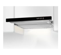 Akpo WK-7 Light Glass 220 m3/h Built-in Black Grey ( WK 7 LIGHT GLASS 60 INOX CZARN WK 7 LIGHT GLASS 60 INOX CZARN WK 7 LIGHT GLASS 60 INOX CZARNY ) Tvaika nosūcējs