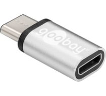 Goobay USB-C to USB 2.0 Micro-B adapter 56636 USB Type-C  USB 2.0 Micro female (Type B)  Grey ( 4040849566363 4040849566363 56636 )