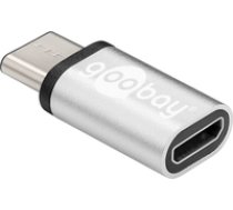 Goobay USB-C to USB 2.0 Micro-B adapter 56636 USB Type-C USB 2.0 Micro female (Type B) Grey ( 4040849566363 )