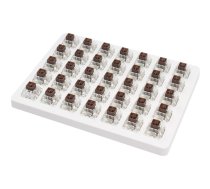 Keychron Kailh Box Brown Switch Set  Key Switches (Brown/Transparent  35 Pieces) ( Z50 Z50 ) klaviatūra