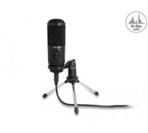 DeLOCK USB condenser microphone with stand 24 bit / 192 kHz for PC and notebook ( 66832 66832 ) aksesuārs datorkorpusiem