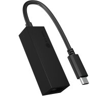 ICY BOX USB-C Gigabit Ethernet LAN Adapter IB-LAN100-C3 (black) ( 60826 60826 60826 ) kabelis  vads