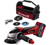 Einhell cordless angle grinder TC-AG 18/115 Li Kit 18V (red/black Li-Ion battery 4.0Ah) ( 4431134 )