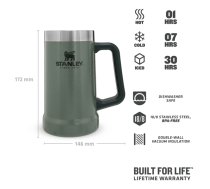 Stanley Alus kauss Adventure The Big Grip Beer Stein 0 7L zals 2802874033 ( 6939236348331 13692-uniw ) termoss