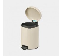 Brabantia Pedal Bin Newicon 5 L Soft Beige ( 8710755149900 ) atkritumu tvertne