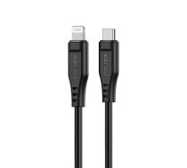 Acefast          Apple          Lightning to Type-C 1.2m 30W 3A MFI Cable       Black ( 6974316280804 6974316280804 ) USB kabelis