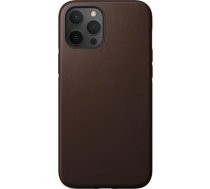 Nomad Modern Case MagSafe Rustic Brown leather iPhone 12 Pro Max ( NM01970385 NM01970385 ) maciņš  apvalks mobilajam telefonam