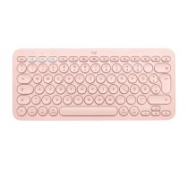 Logitech K380 Multi-Device Bluetooth Keyboard - Tastatur - kabellos - Bluetooth 3.0 - QWERTY - Spanisch - rose 5099206097780 ( 920 010400 920 010400 920 010400 ) klaviatūra