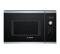 Bosch Microwave Oven BFL554MS0 Built-in  31.5 L  Retractable  Rotary knob  Start button  Touch Control  900 W  Stainless steel  Defrost ( BFL554MS0 BFL554MS0 BFL554MS0 ) Cepeškrāsns