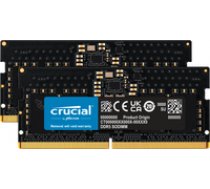 Crucial 16GB Kit DDR5-4800 (2x8GB) SODIMM CL40 (16Gbit) ( CT2K8G48C40S5 CT2K8G48C40S5 CT2K8G48C40S5 ) operatīvā atmiņa