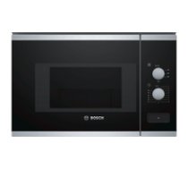 Bosch Microwave Oven BFL520MS0 20 L Rotary knob 800 W Stainless steel/ black Built-in Defrost function ( BFL520MS0 19108266 S0415868 )