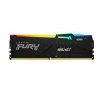 Memory DDR5 Fury Beast RGB 16GB(1*16GB)/4800 CL38 ( KF548C38BBA 16 KF548C38BBA 16 KF548C38BBA 16 ) operatīvā atmiņa