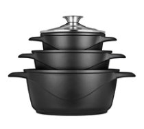 Smile MGK-18 soup pot Black Aluminium ( MGK 18 MGK 18 MGK 18 ) Pannas un katli