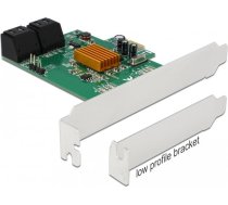 DeLOCK 4 port SATA PCI Express card adapter 90382 (4043619903825) ( JOINEDIT34262445 ) aksesuārs datorkorpusiem