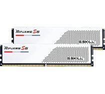 G.Skill Ripjaws S5 White DDR5-6000 CL30 RAM 64GB (2x32GB) ( F5 6000J3040G32GX2 RS5W ) operatīvā atmiņa