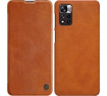 Nillkin  Case book for Xiaomi Poco X4 NFC Qin Brown ( 6902048234987 57983107659 57983107659 6902048234987 ) maciņš  apvalks mobilajam telefonam