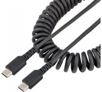 STARTECH USB C CHARGING CABLE COILED . ( R2CCC 50C USB CABLE R2CCC 50C USB CABLE R2CCC 50C USB CABLE ) USB kabelis