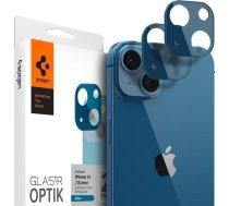 Spigen Szklo hartowane na aparat Spigen Optik Camera Lens Apple iPhone 13/13 mini Blue [2 PACK] SPN2007BLU (8809811856439) ( JOINEDIT27751218 ) aizsardzība ekrānam mobilajiem telefoniem