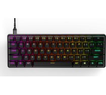 SteelSeries Gaming Keyboard Apex Pro Mini  RGB LED light  US  Black  Wired ( STEEL 64820 64820 STEEL 64820 ) klaviatūra