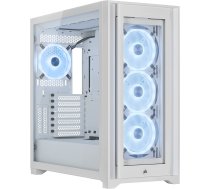 PC case iCUE 5000X RGB QL TG Mid Tower white ( CC 9011233 WW CC 9011233 WW ) Datora korpuss