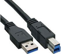 Kabel USB InLine USB-A - USB-B 0.3 m Czarny (35303) 35303 (4043718275557) ( JOINEDIT26074063 ) USB kabelis