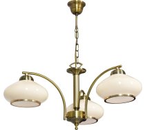 Activejet Classic ceiling chandelier pendant lamp RITA Patina triple 3xE27 for living room ( AJE RITA 3P Patyna AJE RITA 3P Patyna ) apgaismes ķermenis