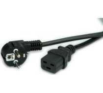 VALUE Power Cable Type F (EU) to C19. Black. 3.0m 7611990138173 ( 19.99.1553 19.99.1553 ) Barošanas kabelis
