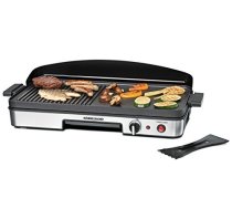 Rommelsbacher table grill BBQ 2003 (black / stainless steel 1 900 watts) ( BBQ 2003 20.BBQ 2003 ) Galda Grils