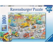 Ravensburger Puzzle 100 Pociag w miescie XXL 405573 (4005556105588) ( JOINEDIT24497692 ) puzle  puzzle