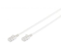 DIGITUS Slim - Patch-Kabel - RJ-45 (M) bis RJ-45 (M) - 2 m - UTP - CAT 6 - halogenfrei geformt ohne Haken - Grau 4016032459972 ( DK 1617 020S ) tīkla kabelis